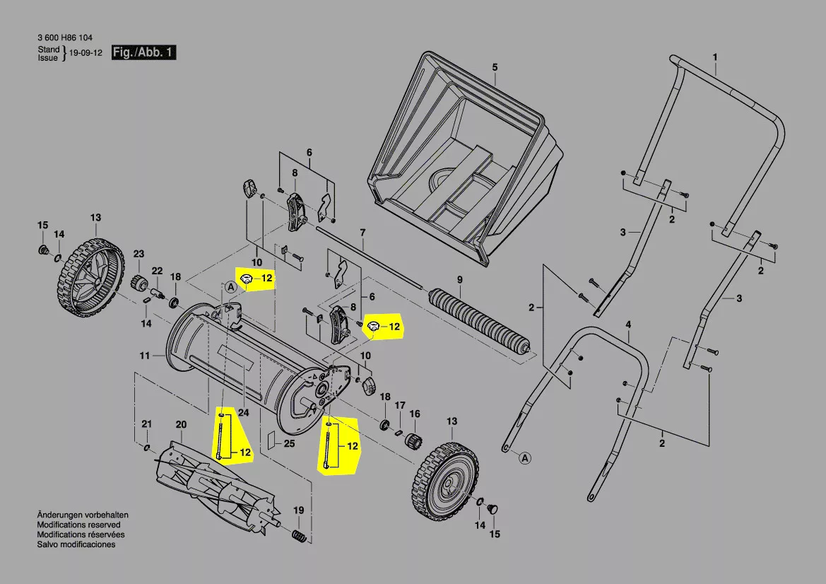 réglage cylindre de coupe réf. F 016 F05 528 Bosch